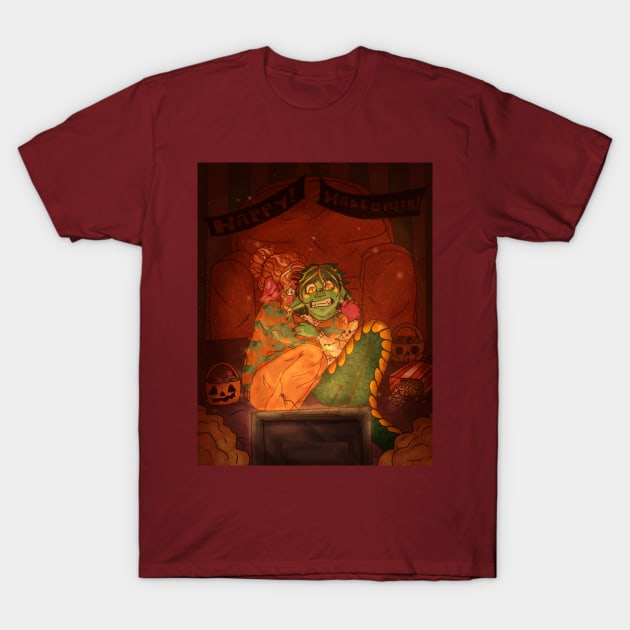 Scary movies T-Shirt by Queen_Glacia